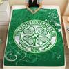 Coperta a Flanella con Stampa Celtic Football Club, Alta qualità, Confortevole per Tutte le Stagioni, Arredamento per la Casa, Calore e Comfort