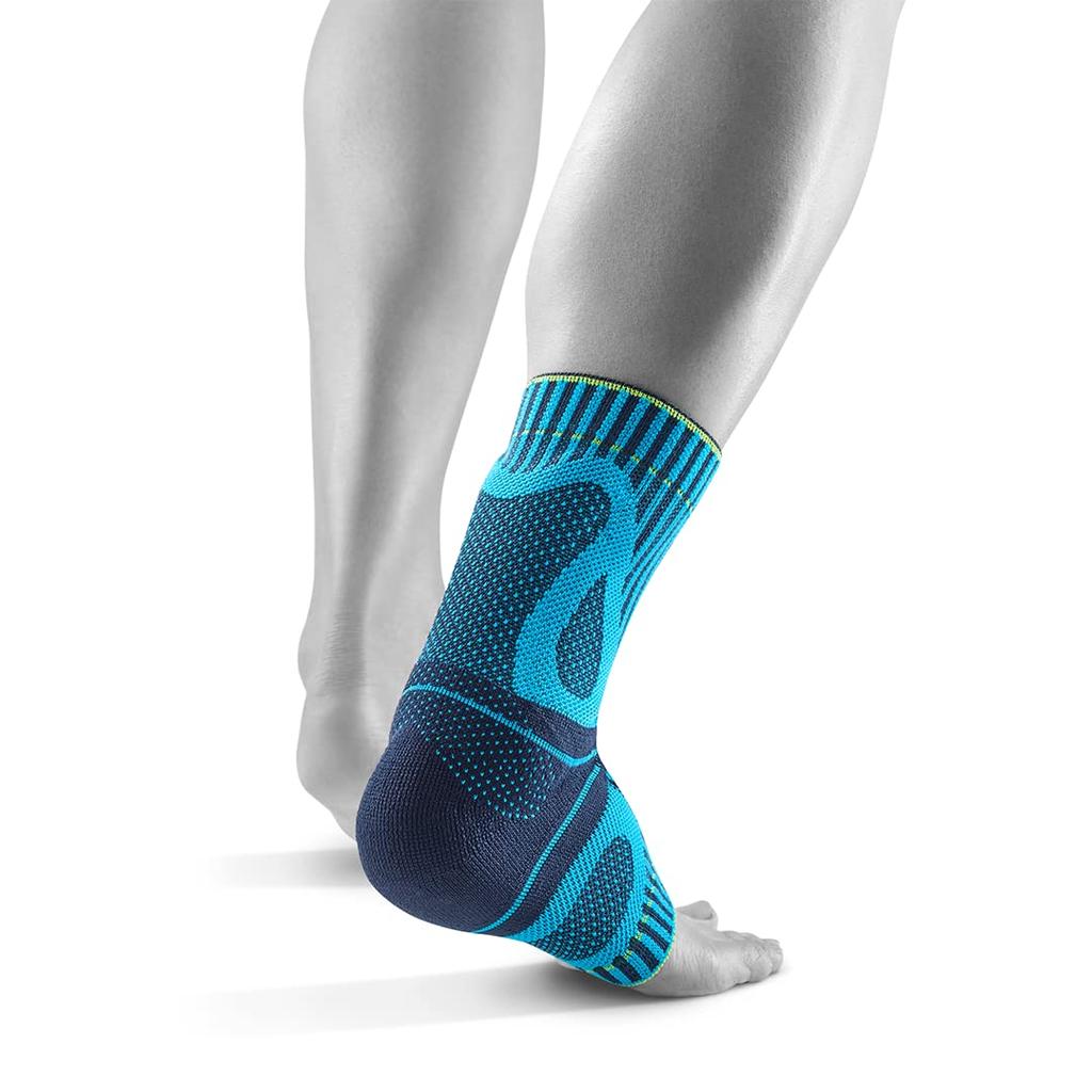 Bauerfeind SPORTOVNÍ PODPORA ACHILLOVY ŠLACHY Podpora Achillovy šlachy Vyrobeno v Německu Všeobecná zdravotnická pomůcka Silikonová podložka poskytuje pohodlnou kompresi pro