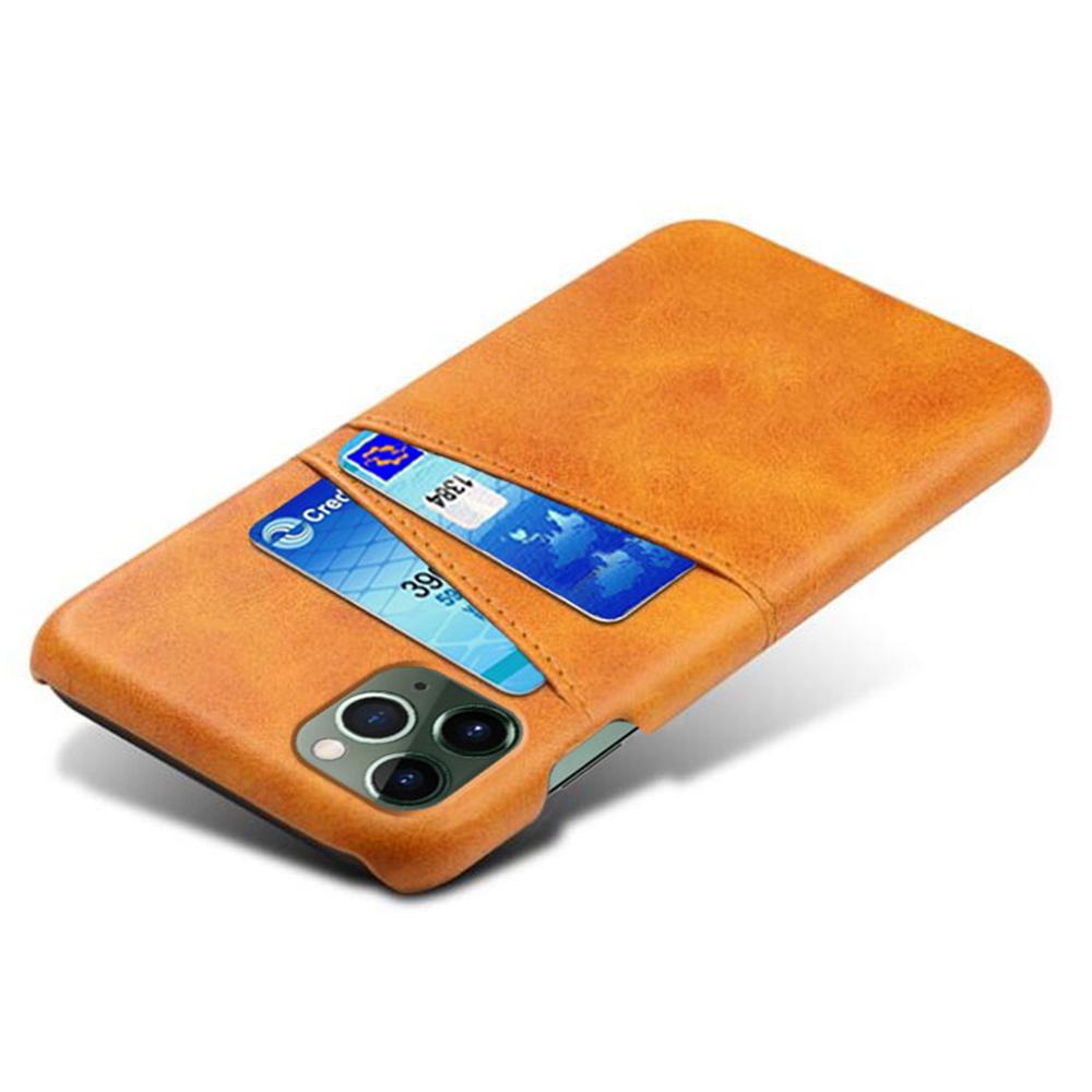 Phone Cover for iPhone 15 Pro,PU Leather Coated PC Protective Back Case with Dual Card Slots