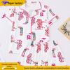 2025 Summer European & American Style Print Turn-Down Collar Casual Short Sleeve Shorts Home Set