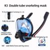 K3 Double Tube Adult Snorkeling and Diving Mask - 2022 New Hot Seller