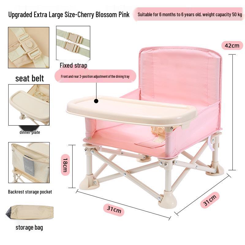 Konwertowalne krzesełko dla dziecka - Składane siedzisko dla niemowlaka i krzesełko piknikowe dla malucha