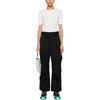 Y-3 Elastic High-Waisted Loose Cargo Pants Women Pants Black IN4373