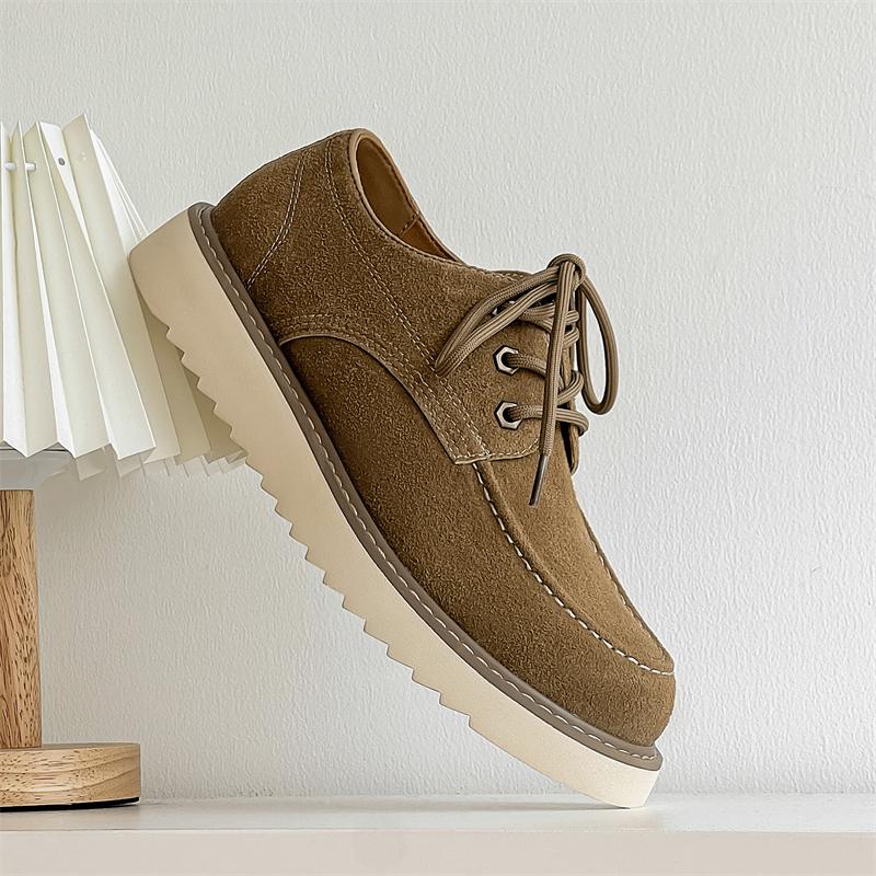 Handmade Suede Leather Men Boots Designer Shoes Man Leather Ankle Boots Men Walking Shoe Breathable Hombres Botas