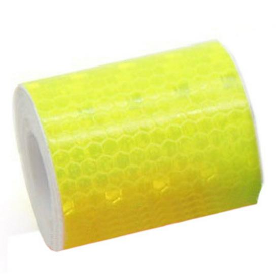 Tri-Color Reflective Crystal Grid Tape for Cars, Bikes, and Motorcycles