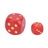 1PC 3cm 5cm Große Größe Holz Würfel Würfel Anzahl Oder Punkt Würfel Runde Coener Kid Spielzeug Spiel 6 seitige Würfel