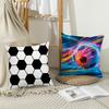 Cool Colorful Graffiti Football Fashion Pillow Case Office Cushions Suitable For Sofa Car Bedroom Decorative Cushion Cover