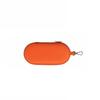 Waterproof PU Sunglasses Case Oval Shape Eyewear Organizer Dual Slot Glasses Pouch  Fashion Driver