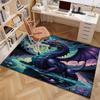 Aurora Dragon Rug Flannel Soft Kids Carpet Fantasy Animal Print Bedroom Kitchen Floor Mat Anti Slip