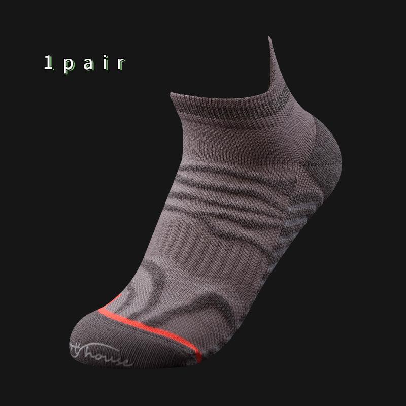 Size 35-39 Ladies' Short Breathable Non-Slip Deodorant Summer Professional Running Sports Socks