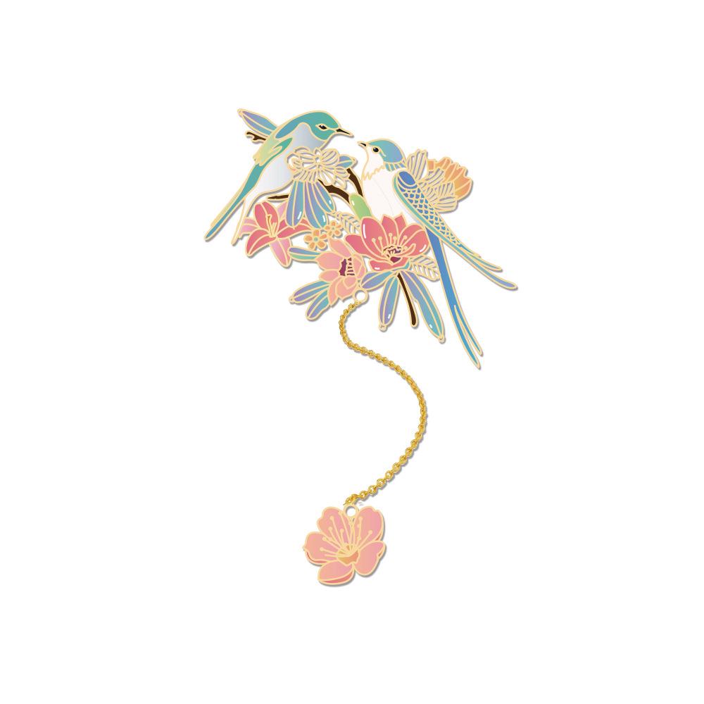 Joyful Magpie Metal Bookmark Gift Box - Chinese Style for Teacher's Day & Students