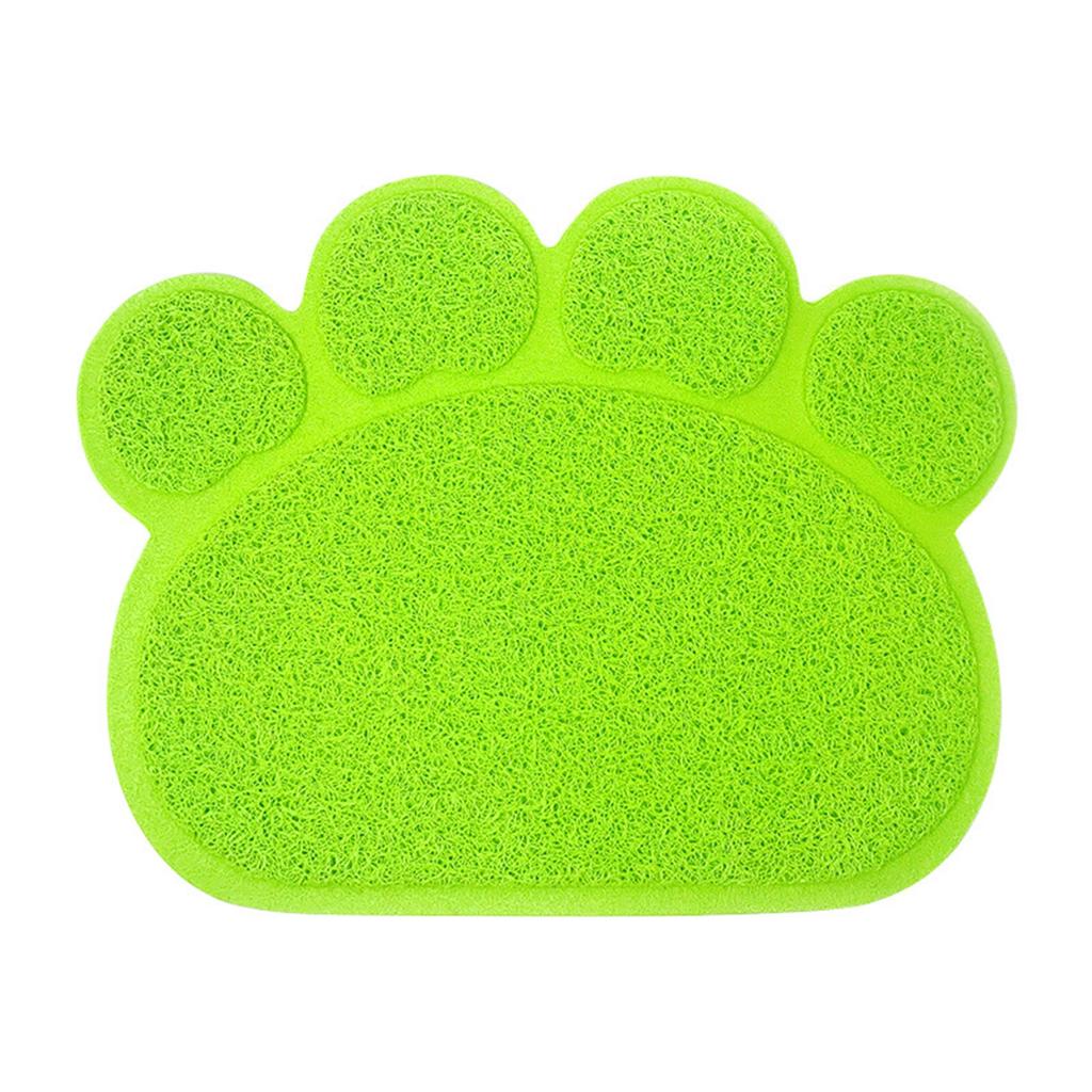 Cute Shape Pet Feeding & Litter Mat - Non- PVC Mat For Cats And Dogs