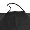 Kitchen Apron PVC Leather Soft Waterproof Black Comfortable