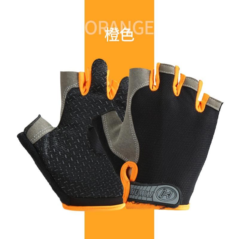 Breathable Thin Half Finger Anti Slip Fitness Cycling Gloves For Men Women