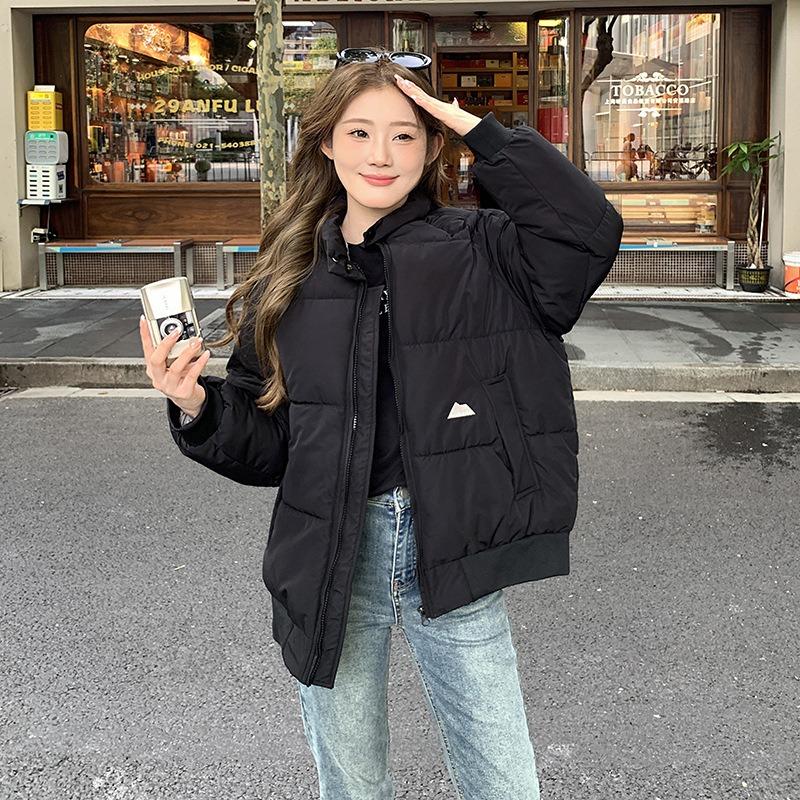 Winter new cotton-padded clothes women's warm cotton-padded jackets simple and versatile bread clothes thickened cotton-padded jackets