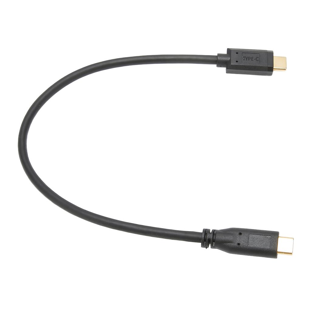 USB 3.1 Cable C to C Male to Femal with Fixing NutApprox 11.8in Long USB C to USB C Cable for Phone Laptop ChargerUSB C