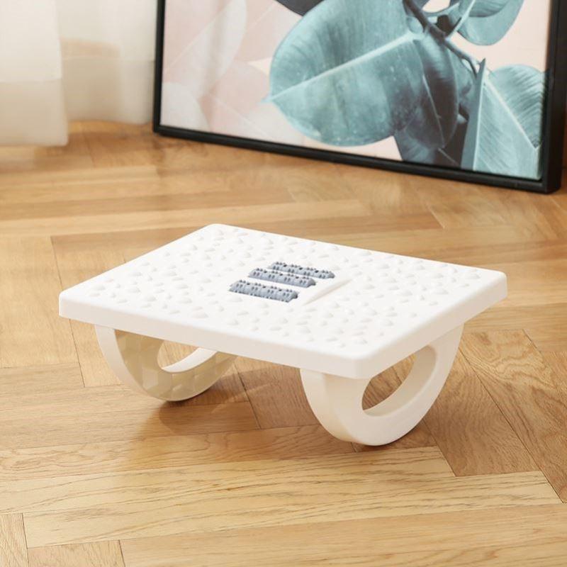 Ergonomische Wipp-Fußstütze mit massierender Oberfläche, rutschfester Basis für Büro, Zuhause, unter dem Schreibtisch zur Linderung von Beinermüdung