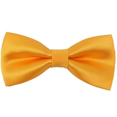 [White Fang] Candy Color Polyester Bow Tie Fashion Accessory for Men and Women NC091 (Yellow)