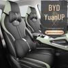 New Model Full Leather Car Seat Cushion for BYD Yuan Plus – All-Season, Five-Seater Compatible