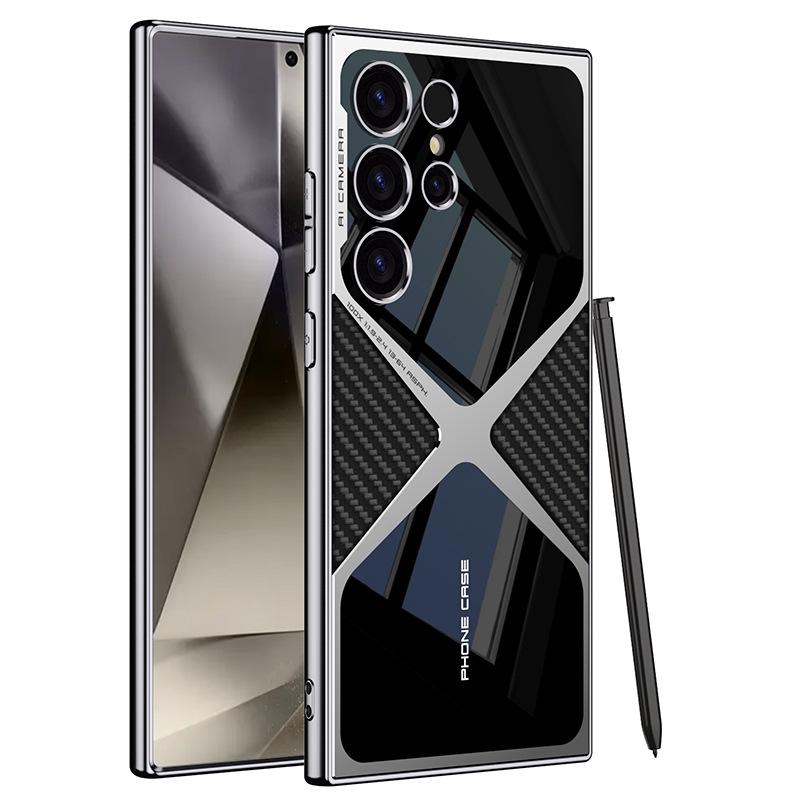 Electroplated Leather Supersonic S23u Case for Samsung S24Ultra S24Ultra Case Only
