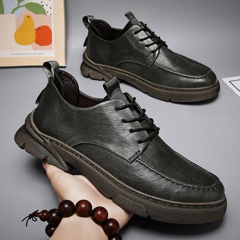 Ανδρικά Νέα Ανοιξιάτικα και Φθινοπωρινά Καθημερινά Παπούτσια από Γνήσιο Δέρμα