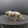 Retro Brass Armor Battle Tiger Office Desktop Brass Ornament Antique Model Tiger Ornament Creative Gift Home Decoration