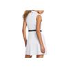 Under Armour Ua Empower Solid Color Polo Neck Sleeveless Dress Women Dresses White 1382818-100