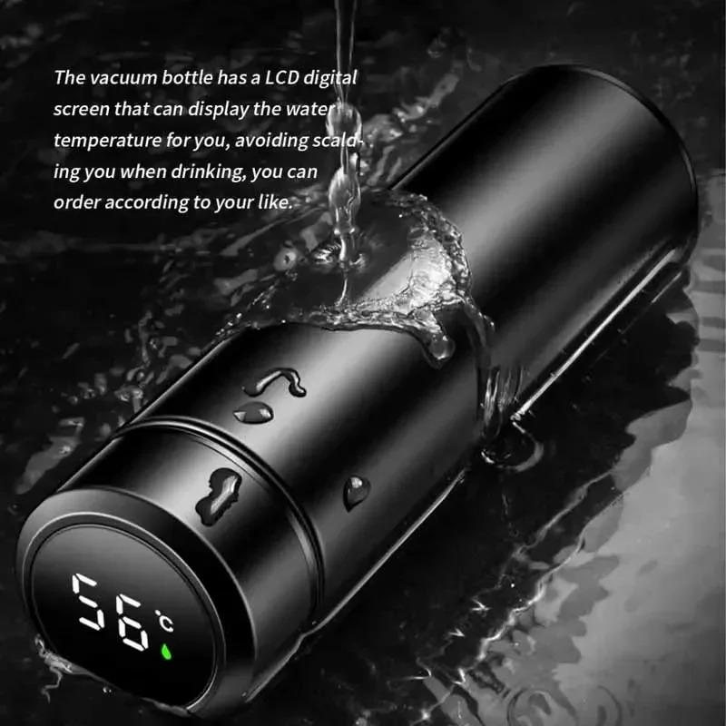 Stainless Steel Water Cup, with Digital Temperature Display Intelligent Temperature Display Thermal Mug 304 Thermos