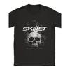Men'S T-Shirt Showcasing The Novelty Band Skillet, Designed with a Round Neck And Available In Size 3XL, Titled 'Whispers Dark'