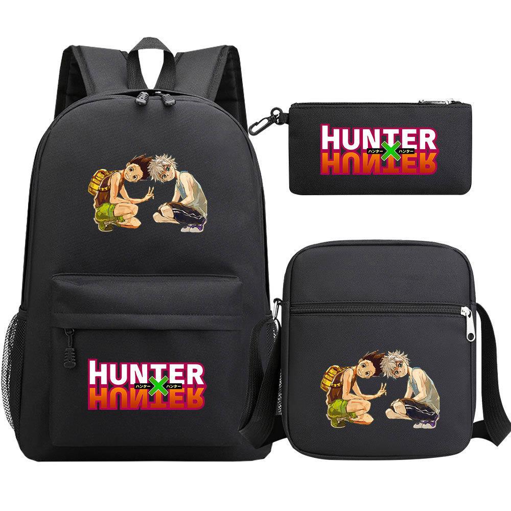 Animation, Full-Time Hunter, Young Students, School Bags, Men'S And Women'S Leisure Travel, Backpacks, Trendy Computer Bags