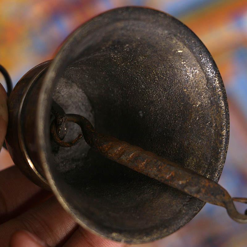 Nepal Handmade Copper Bell Dharma Buddhist Brass Tibetan Meditation Door Decorations Wind Chimes Pendant Bells
