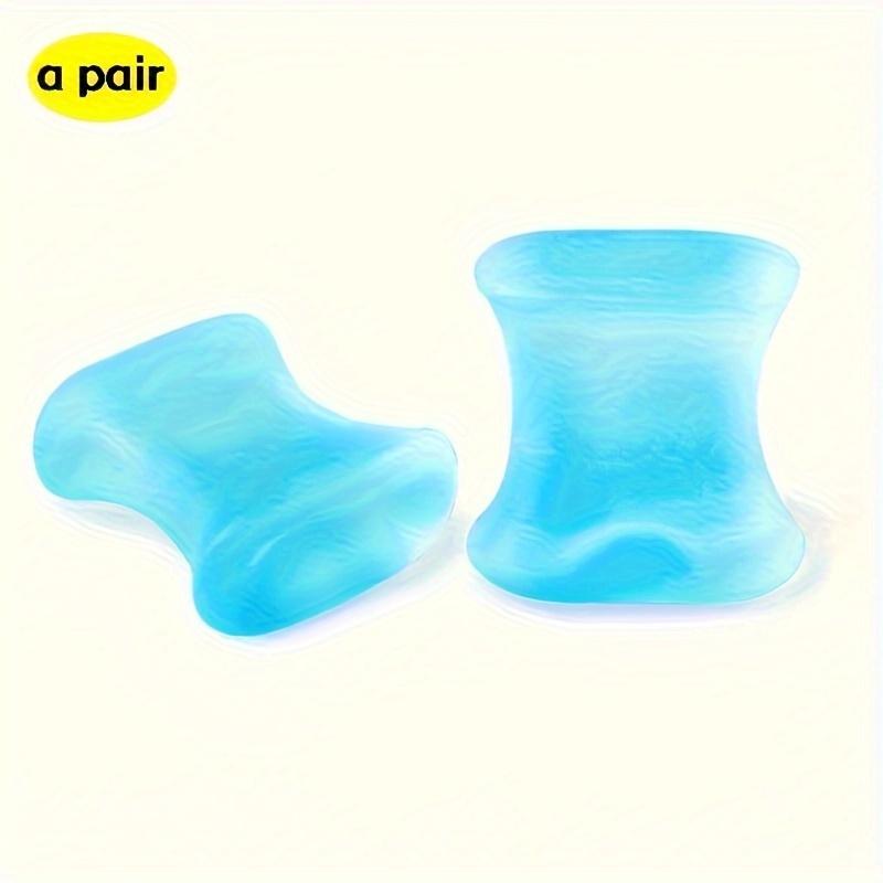 

1 Pair of Soft Silicone Toe Separators - Comfortable Foot Dividers for Men & Women, Ideal for Running & Sports, Feet Accessories L синий