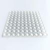 Pack of 100 Adhesive Bumper Pads for Drawers, Cutting Boards, Glass Tops, Small and Kitchen Furniture, Picture Frames Sound Dampening Transparent