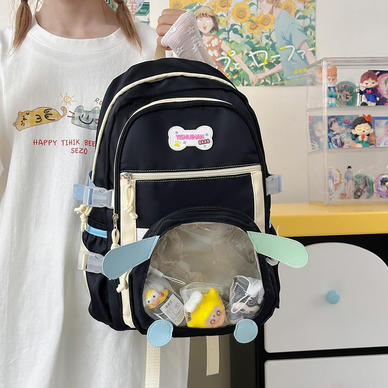 

New Cartoon Cute Girl Backpack Large Capacity Travel Junior High School Backpack Single pack