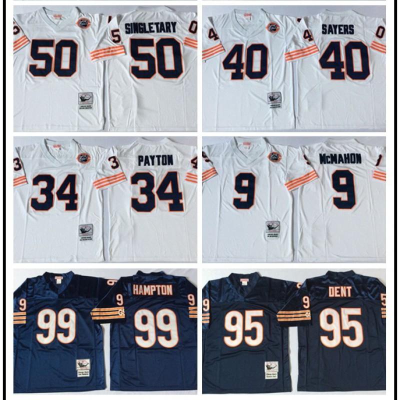 Chicago Bears Retro Rugby Jersey Men Women Cotton Embroidered Sports Fan Apparel Game Day Outdoor Wear