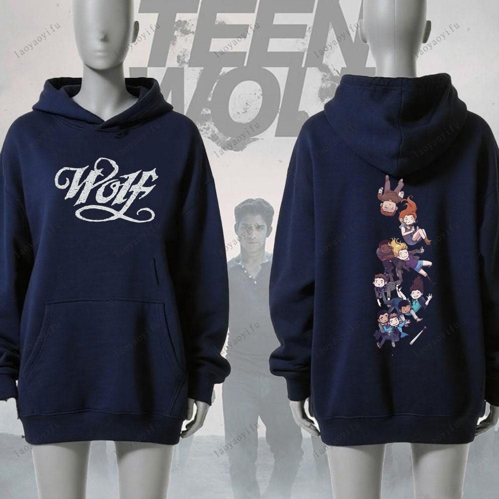 Teen Wolf Hoodie Men Pullover Novelty Trending Clothes Autumn and Winter Keep Warm Tracksuit Street Fashion Sportswear