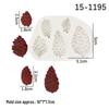 Christmas Pinecone Fondant Silicone Mold for Cake Decoration and Chocolate Baking