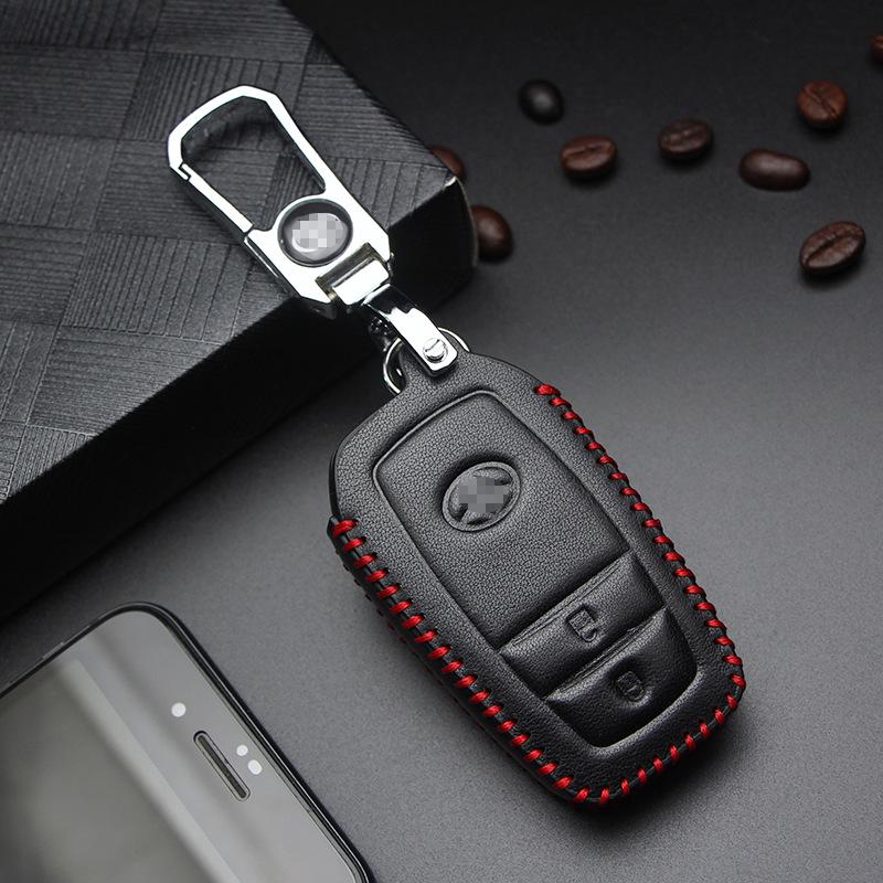 Toyota Genuine Leather Key Case Cover for RAV4, Camry, Corolla, Highlander