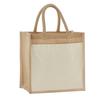 Starched Jute Midi Tote Bag