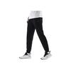 Li-Ning Fitness Series Solid Color Moisture Wicking Quick Dry Tapered Knit Sports Pants Men Bottoms Black AKLU481-1