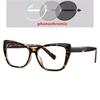 0 -0.5 -0.75 To -6.0 Blue Light Blocking Nearsighted Glasses For Women Spring Leg Cat Eye Minus Degree Prescription Spectacles