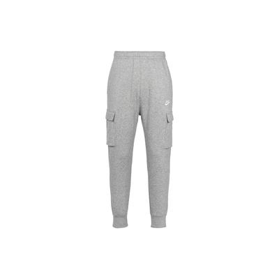 Sportkleding Club Fleece Utility Joggingbroek met Meerdere Zakken Heren Broek Grijs CD3130-063