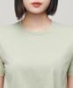 MUSINSA STANDARD WOMAN [Cooltandard] Women'S Basic Crew Neck T-Shirt [Pale Green]