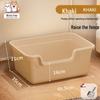 Thickened Semi-Enclosed Oversized Splash-Proof Cat Litter Box