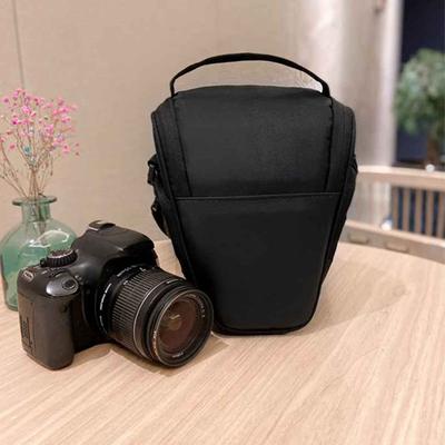 1PC Nylon Triangle Black Camera Bag Backpack Shoulder Strap SLR Case for Canon Nikon Sony SLR DSLR