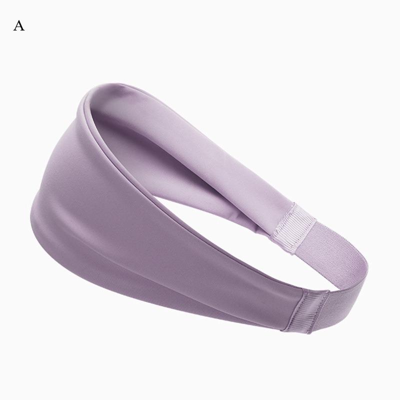 

Sports Non-Slip Running Fitness Sweatband Elastic Absorbent Sweat Cycling Jog Tennis Yoga Gym Head Band Hair Bandage Men Women фиолетовый