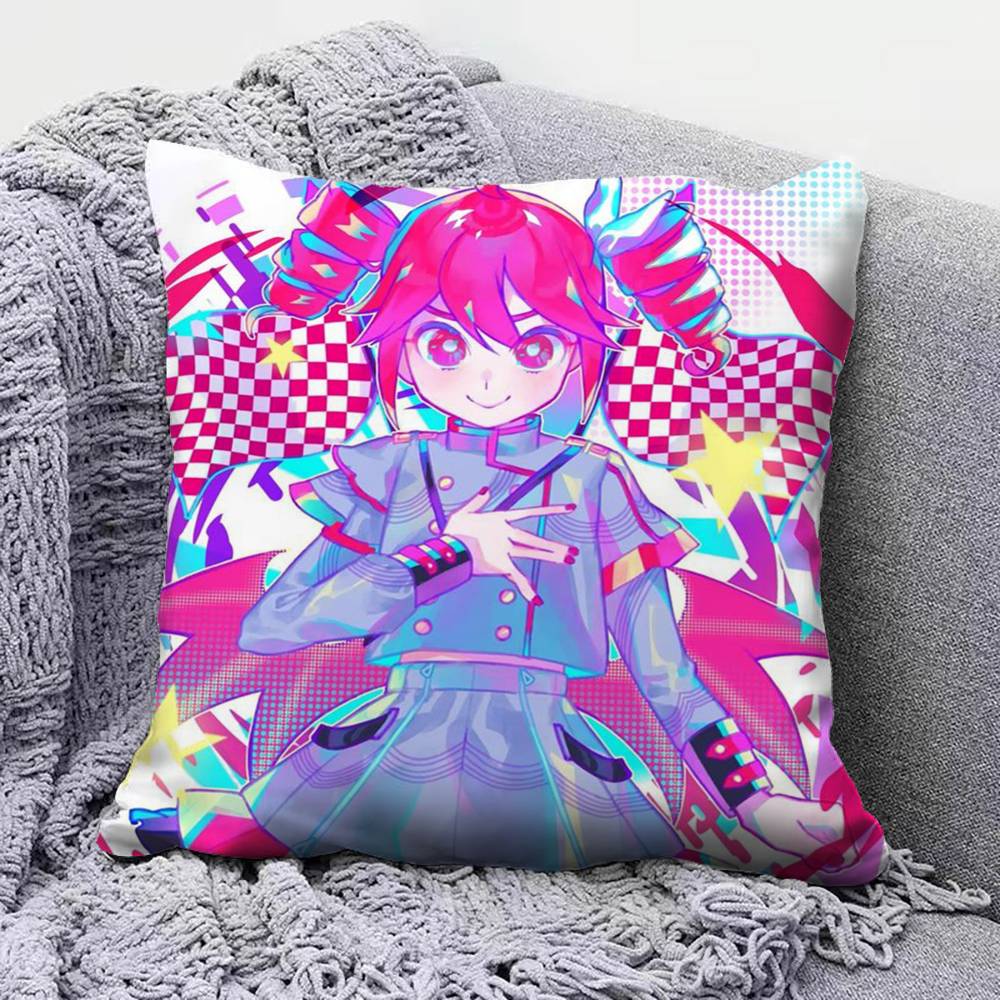 Teto Cute Anime Girl Home Sofa Cushion Covers and Aecorative Custom Pillow Covers