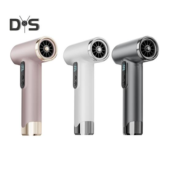 Cordless Hair Dryer 200W 15600mAh USB Rechargeable 3 Temperature Adjustable High Speed Fast Drying Low Noise Portable Travel Camping Electric Blow