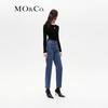 MO&Co. High-Waist Straight-Leg Ankle Jeans