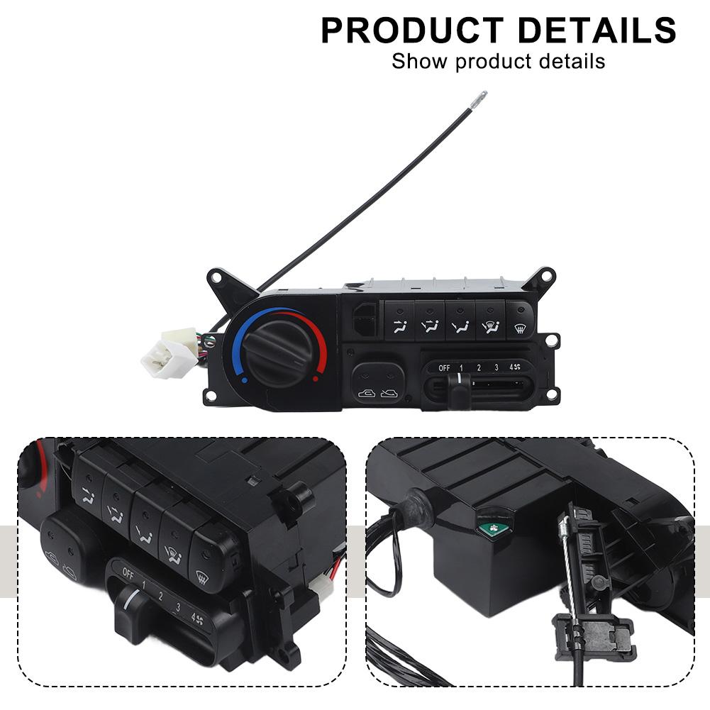 

Hassle-free Installation AC Air Conditioning Switch Longevity Performance Air Conditioning Switch Black For JAC Refine China Mainland